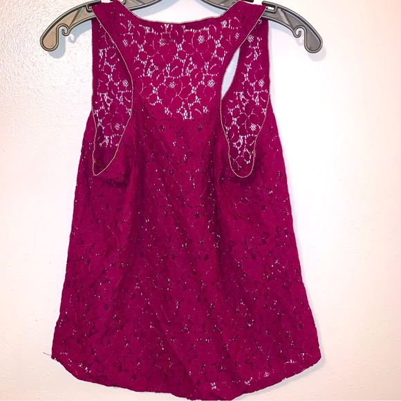 Eye Shadow Size Medium Lace Look Cotton Nylon Tank - Picture 4 of 7